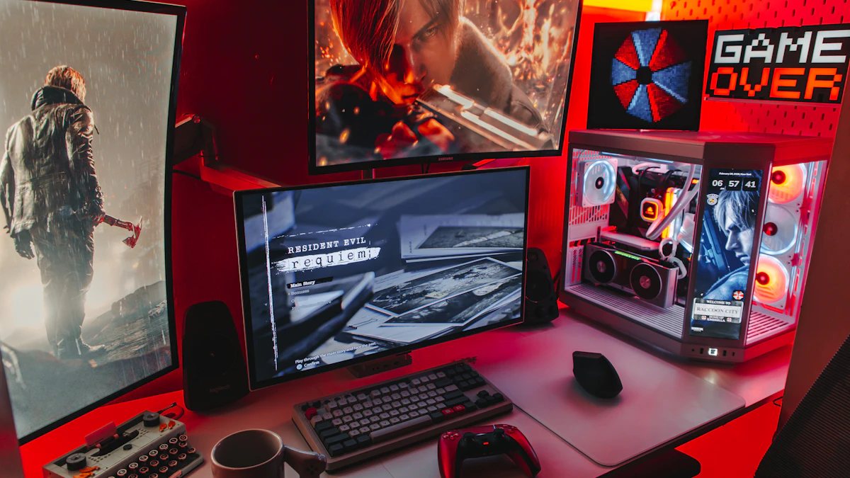 Gaming monitor setup